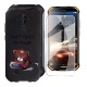 DYSu Coque pour Doogee S40  5.5"  Black Silicone Souple Étui TPU Protection Cover Housse Case Shell + Verre trempé écran Film