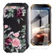 DYSu Coque pour Doogee S40  5.5"  Black Silicone Souple Étui TPU Protection Cover Housse Case Shell + Verre trempé écran Film