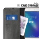 SLEO Coque ASUS Zenfone Live ZB501KL, Etui Portefeuille Flip PU Cuir Rétro Unique Style Ultra Slim Antichoc Magnétique avec S