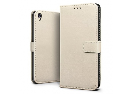 SLEO Coque ASUS Zenfone Live ZB501KL, Etui Portefeuille Flip PU Cuir Rétro Unique Style Ultra Slim Antichoc Magnétique avec S