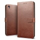 SLEO Coque ASUS Zenfone Live ZB501KL, Etui Portefeuille Flip PU Cuir Rétro Unique Style Ultra Slim Antichoc Magnétique avec S