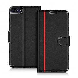 COODIO Coque en Cuir ASUS Zenfone 4 Max Plus, Étui Téléphone Zenfone 4 Max Pro, Housse Pochette Zenfone 4 Max Fonction Stand 