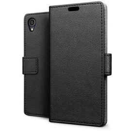 SLEO Coque ASUS ZenFone Live L1 ZA550KL, Etui Portefeuille Flip PU Cuir Mince Premium Magnétique à Rabat Couverture Antichoc 