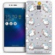 Caseink Coque pour ASUS Zenfone 4 Max ZC520KL  5.2  Housse Etui [Crystal Gel HD Collection Summer Design Sakura - Souple - Ul