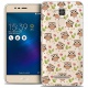 Caseink Coque pour ASUS Zenfone 4 Max ZC520KL  5.2  Housse Etui [Crystal Gel HD Collection Summer Design Sakura - Souple - Ul