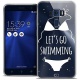 Caseink Coque pour ASUS Zenfone 4 Max ZC520KL  5.2  Housse Etui [Crystal Gel HD Collection Summer Design Sakura - Souple - Ul