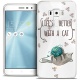 Caseink Coque pour ASUS Zenfone 4 Max ZC520KL  5.2  Housse Etui [Crystal Gel HD Collection Summer Design Sakura - Souple - Ul