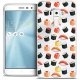 Caseink Coque pour ASUS Zenfone 4 Max ZC520KL  5.2  Housse Etui [Crystal Gel HD Collection Summer Design Sakura - Souple - Ul