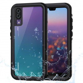 Lanhiem Coque Huawei P20 Étanche, Full Body Intégré avec Protection écran [IP68 Imperméable] [Antichoc] Antipoussière Anti-Ne