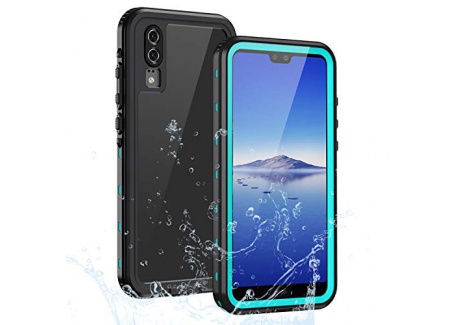 Lanhiem Coque Huawei P20 Étanche, Full Body Intégré avec Protection écran [IP68 Imperméable] [Antichoc] Antipoussière Anti-Ne