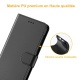 Tenphone Etui Coque pour Huawei Y6 2019, Protection Etui Housse en Cuir Portefeuille Livre,[Emplacements Cartes],[Fonction Su