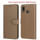 Tenphone Etui Coque pour Huawei Y6 2019, Protection Etui Housse en Cuir Portefeuille Livre,[Emplacements Cartes],[Fonction Su