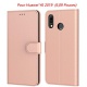 Tenphone Etui Coque pour Huawei Y6 2019, Protection Etui Housse en Cuir Portefeuille Livre,[Emplacements Cartes],[Fonction Su