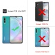 LeYi Coque Huawei P30 Lite avec Anneau Support, Double Couche Renforcée Défense Bumper TPU Silicone Antichoc Armure Housse Et