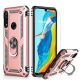 LeYi Coque Huawei P30 Lite avec Anneau Support, Double Couche Renforcée Défense Bumper TPU Silicone Antichoc Armure Housse Et