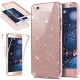 Coque Huawei P8 Lite 2017 Etui,ikasus Intégral 360 Degres avant + arrière Full Body Protection Bling Brillant Glitter Transpa