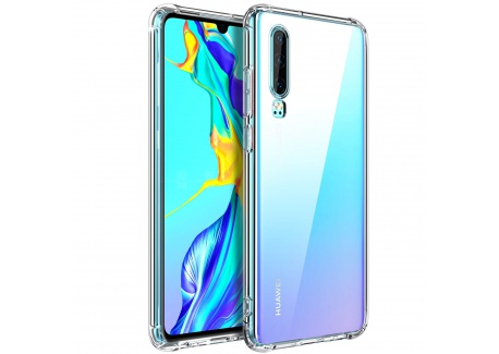 AINOYA Coque pour Huawei P30, Etui Transparent Silicone TPU Souple, Bumper Housse de Protection pour Huawei P30.