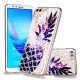 Artfeel Ultra Mince Souple Clair Coque pour Huawei Y5 2018,Étui en Relief Ananas Coloré Géométrique Motif, Flexible TPU Silic