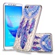 Artfeel Ultra Mince Souple Clair Coque pour Huawei Y5 2018,Étui en Relief Ananas Coloré Géométrique Motif, Flexible TPU Silic