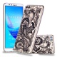 Artfeel Ultra Mince Souple Clair Coque pour Huawei Y5 2018,Étui en Relief Ananas Coloré Géométrique Motif, Flexible TPU Silic