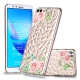 Artfeel Ultra Mince Souple Clair Coque pour Huawei Y5 2018,Étui en Relief Ananas Coloré Géométrique Motif, Flexible TPU Silic