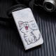 Coque en PU Cuir pour Huawei Y5 2018 / Honor 7S, Misstars Portefeuille Etui à Rabat avec Motif Chat Mignon Antichoc Porte Car