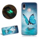 DasKAn Lumineux Silicone Coque Huawei P20 Lite,Fluorescent Lumineuse dans Le Noir Motifs Colorés Ultra Mince Souple Antichoc 