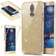 Coque Huawei Mate 10 Lite Etui,ikasus Intégral 360 Degres avant + arrière Full Body Protection Bling Brillant Glitter Transpa