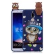 Carols Coque Huawei Mate 10 Lite, Huawei Mate 10 Lite  5,9 Zoll  Étui, [Série de ratons laveurs] TPU Silicone Souple Coque - 