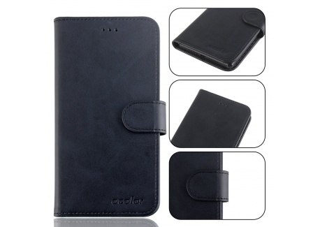 95Street Coque pour Ulefone S1 Slim Folio PU Cuir Debout Fonction Housse Coque Étui Couverture pour Ulefone S1,Noir