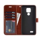 LJSM Coque pour Ulefone Note 7P  2019   6.1"  + Verre trempé écran Film Protecteur - Housse Wallet Case Card Slot Flip Shell 