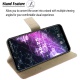 vingarshern Coque Ulefone P6000 Plus Étui Cuir PU Couverture,Flip Fermeture Magnétique Fonction Stand Portefeuille Pochette H