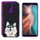 DYSu Coque pour Ulefone P6000 Plus  6.00"  Black Silicone Souple Étui TPU Protection Cover Housse Case Shell + Verre trempé é