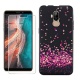 HHUAN Coque pour Ulefone P6000 Plus Noir Cover Souple Silicone TPU Ne me Touche Pas Housse Etui Bumper Case + HD Verre trempé