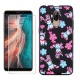 HHUAN Coque pour Ulefone P6000 Plus Noir Cover Souple Silicone TPU Ne me Touche Pas Housse Etui Bumper Case + HD Verre trempé