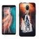 HHUAN Coque pour Ulefone P6000 Plus Noir Cover Souple Silicone TPU Ne me Touche Pas Housse Etui Bumper Case + HD Verre trempé