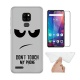 HYMY Coque pour Ulefone Note 7P  6.1"  + 1 x Film Protection décran en Verre Trempé - Blanc Laiteux TPU Doux Silicone Etui B