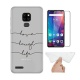 HYMY Coque pour Ulefone Note 7P  6.1"  + 1 x Film Protection décran en Verre Trempé - Blanc Laiteux TPU Doux Silicone Etui B