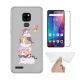 HYMY Coque pour Ulefone Note 7P  6.1"  + 1 x Film Protection décran en Verre Trempé - Blanc Laiteux TPU Doux Silicone Etui B