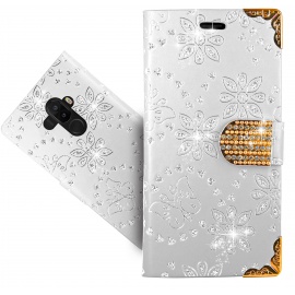 Ulefone S8 Pro / S8 Coque, FoneExpert® Etui Housse Coque en Cuir Bling Diamond Portefeuille Wallet Case Cover Pour Ulefone S8