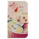 Lankashi Housse Case PU Cuir Cover Flip Etui Coque Protection Skin pour Ulefone P6000 Plus 6" Wing Girl Design 