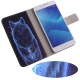 TienJueShi Loup Flip Book-Stand Cuir Housse Coque Etui Cas Couverture Protecteur Case Cover Skin pour Ulefone Mix 5.5 inch
