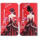 TienJueShi Loup Flip Book-Stand Cuir Housse Coque Etui Cas Couverture Protecteur Case Cover Skin pour Ulefone Mix 5.5 inch