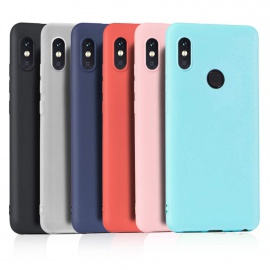 6 x Coque Xiaomi Redmi Note 5, Wanxideng Étui Souple Mat en Silicone TPU, Ultra Thin Léger Anti-rayures Anti-chocs, Matt Sili