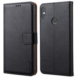 Peakally Coque Xiaomi Redmi Note 5, PU Etui Housse en Cuir Portefeuille de Protection, Livre Horizontale pour Xiaomi Redmi No