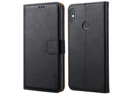 Peakally Coque Xiaomi Redmi Note 5, PU Etui Housse en Cuir Portefeuille de Protection, Livre Horizontale pour Xiaomi Redmi No