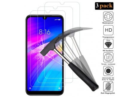 ANEWSIR pour Xiaomi Redmi 7 Verre Trempé,Xiaomi Redmi 7 Protection écran,[sans Bulle][9H dureté][Anti-Rayure][Coque Compatibl