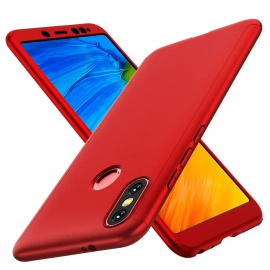 ORETECH Coque Redmi Note 5 avec [2 x Protecteur Décran en Verre Trempé], 360 Coque Xiaomi Redmi Note 5 Étui [Mince] [Léger] 