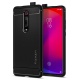 Spigen Coque Xiaomi Mi 9T, Coque Xiaomi Mi 9T Pro [Rugged Armor] Souple Silicone Noir Matte, Anti-Rayure, Anti-Choc, Air Cush