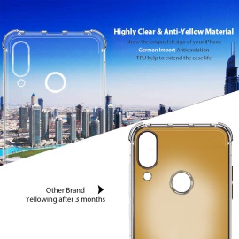 Ferilinso Coque pour Xiaomi Redmi Note 7/ Note 7S/ Note 7 Pro, Ultra Mince résistant aux Rayures Crystal Clear Silicone TPU R